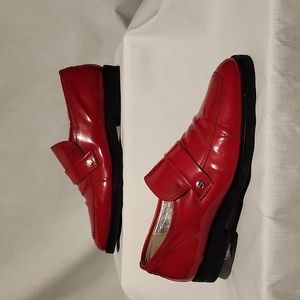 Hot Red Versace Loafers